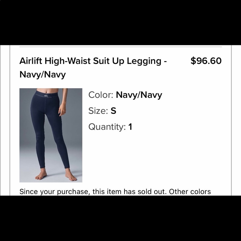 Alo leggings size small
